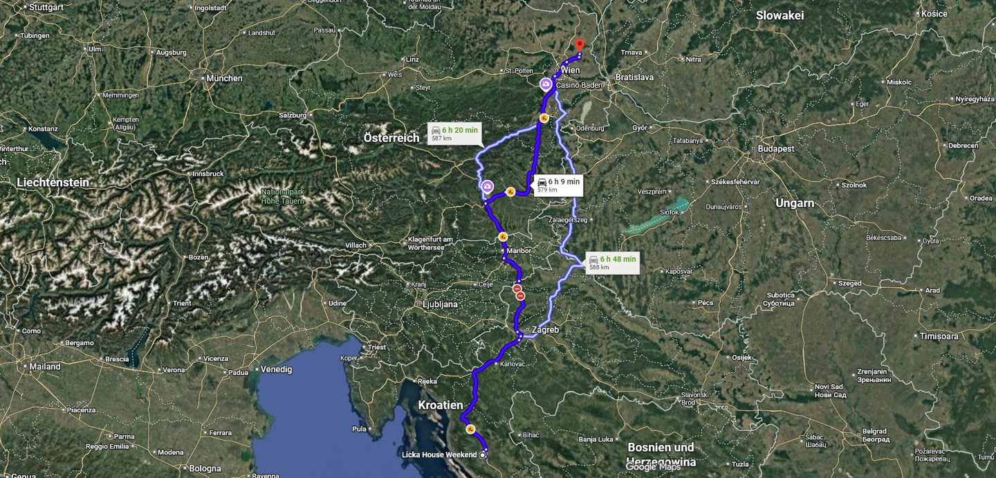 Gospic/HR - nach Hause/home